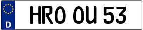 Truck License Plate